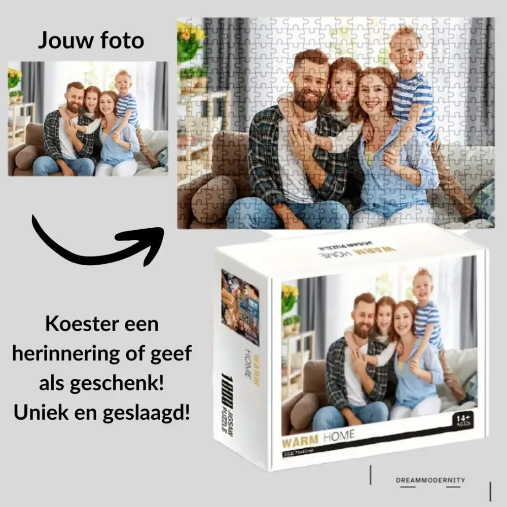 Black Friday Actie: Gepersonaliseerde Fotopuzzel - Doe-Het-Zelf Speelgoed Voor Kinderen En