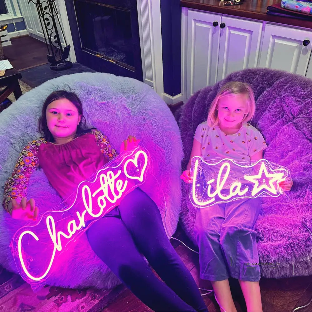 Glowyourname: Gepersonaliseerd Led Neon Naambord – Unieke Wanddecoratie Op Maat