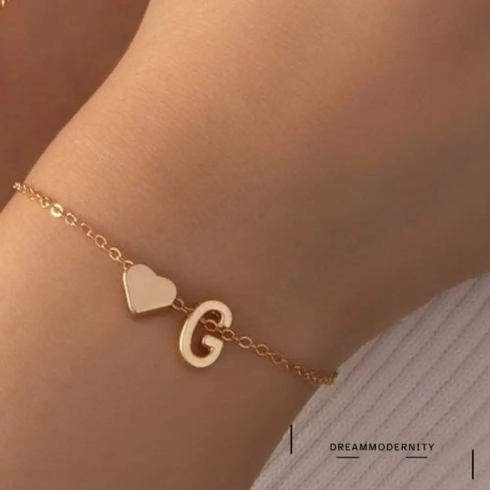 Black Friday Actie: Letter Love Heart Elegante Armband - Combineer Eenvoud Met Verfijning