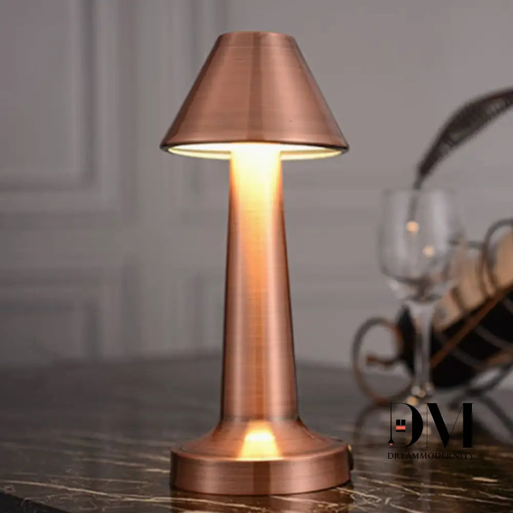 Lumiretro Touch Led Lamp - Design Voor Elke Kamer Brons